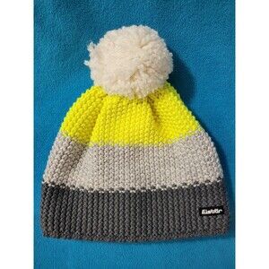 Eisbar Of Austria Star Berretto Cappellino w/pompon Hat Beanie Logo Grey, Yellow